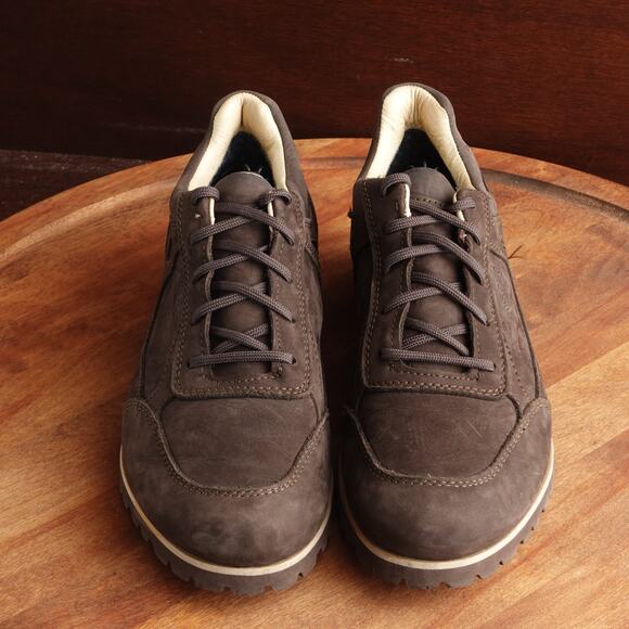 Asolo Shoes WMS SZ 8.5 Brown Avery Leather Gore-Tex Lace Up Low Sneaker Outdoor - Picture 2 of 15